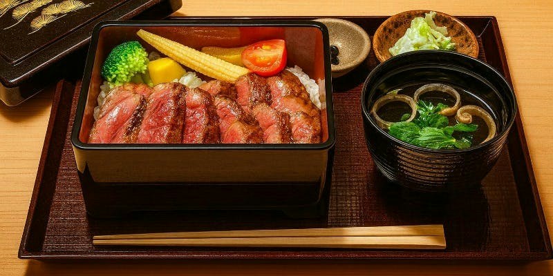 常陸牛ステーキ重の公式掲載写真