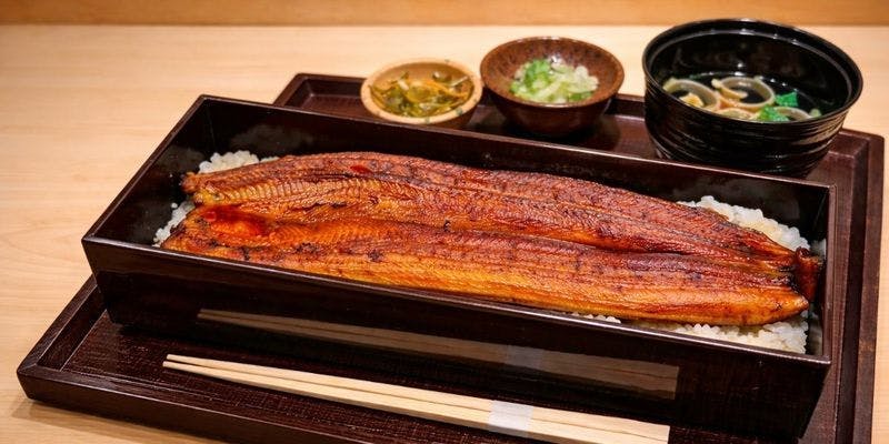 公式掲載のうな重写真